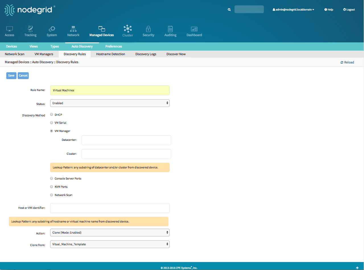 Discovery Rule VM